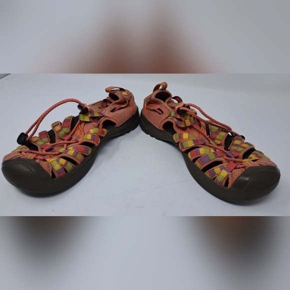 Keen Big Kids Girls Boys Whisper Hiking Water Sandals Blue 3 US / 35 EU 22CM - Picture 7 of 13